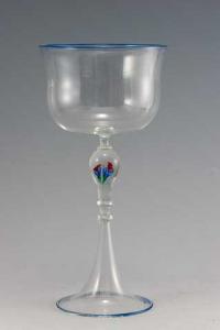 Goblet w/Flower Stem by Emilio Santini