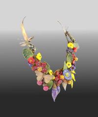 Necklace/Grasshoppers in the Garden by 