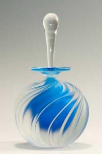 Perfume/Swirl Blue by Mary Angus