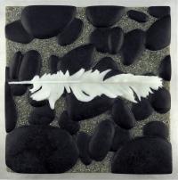 Sandscapes/Drowned Feather #3 by Ellen Abbott & Marc Leva