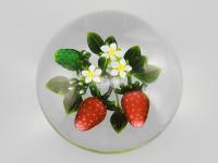 Paperweight/Strawberries by Ken Rosenfeld