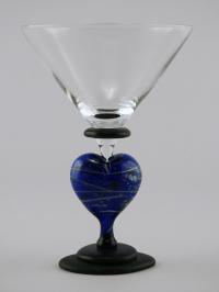 Martini/Cobalt Sweet Heart by Margaret Neher