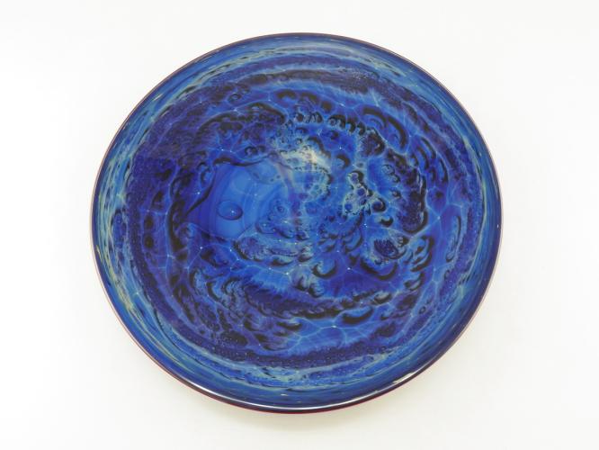 Blue New Mexico Platter by Josh Simpson
