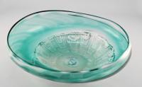 Bowl/Teal Step by Neal Drobnis