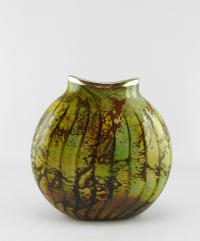 Flat Vessel/Green Batik by Danielle Blade/Stephen Gartner